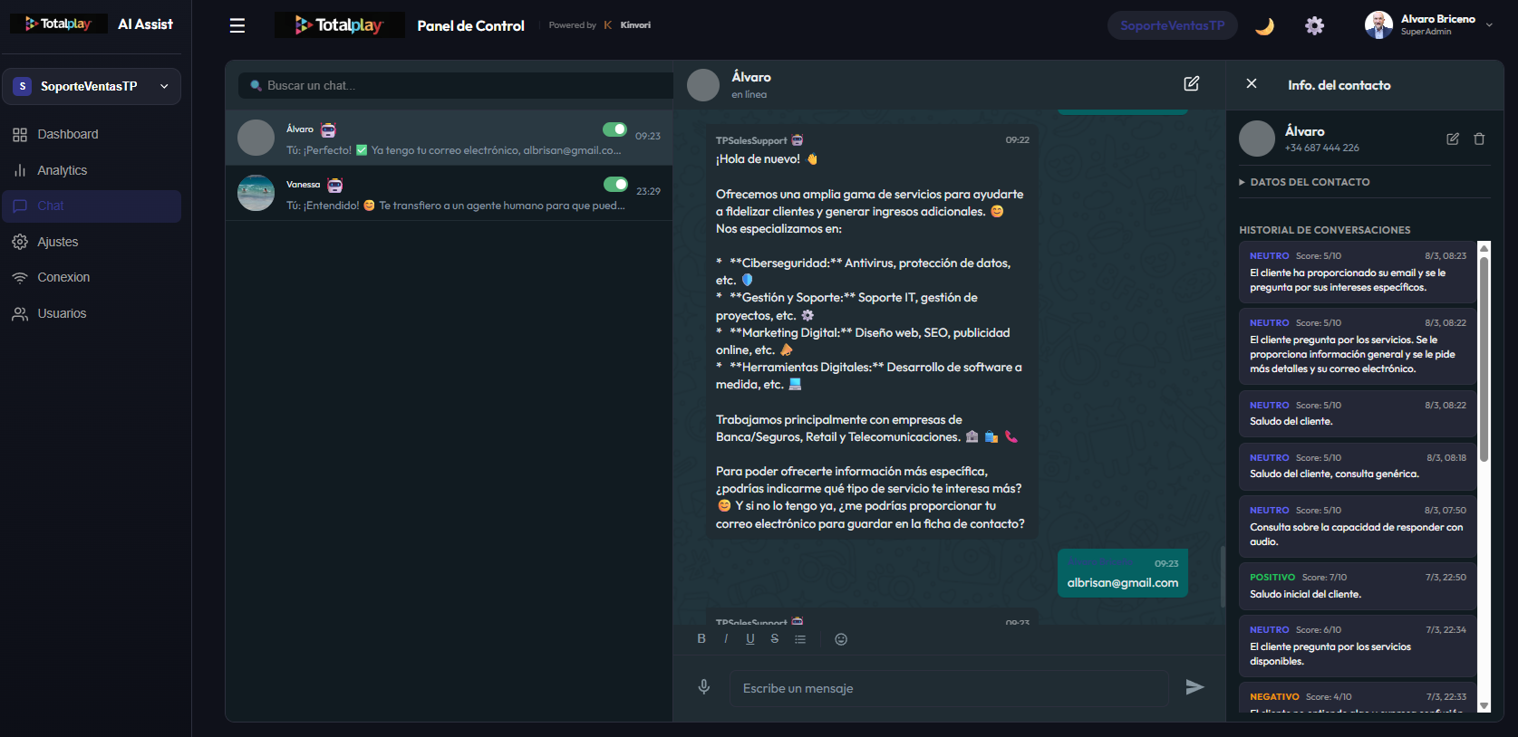 Chat en Vivo